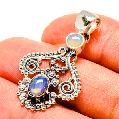 Ethiopian Opal Pendants handcrafted by Ana Silver Co - PD756781