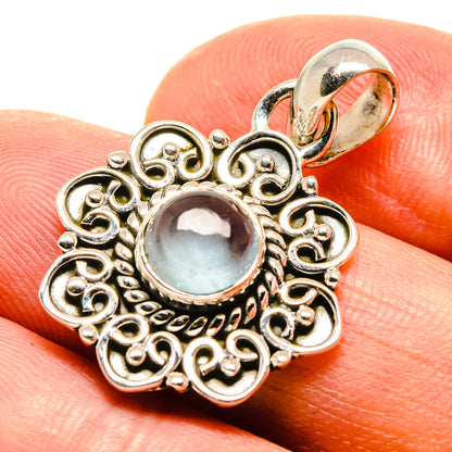 Aquamarine Pendants handcrafted by Ana Silver Co - PD756782