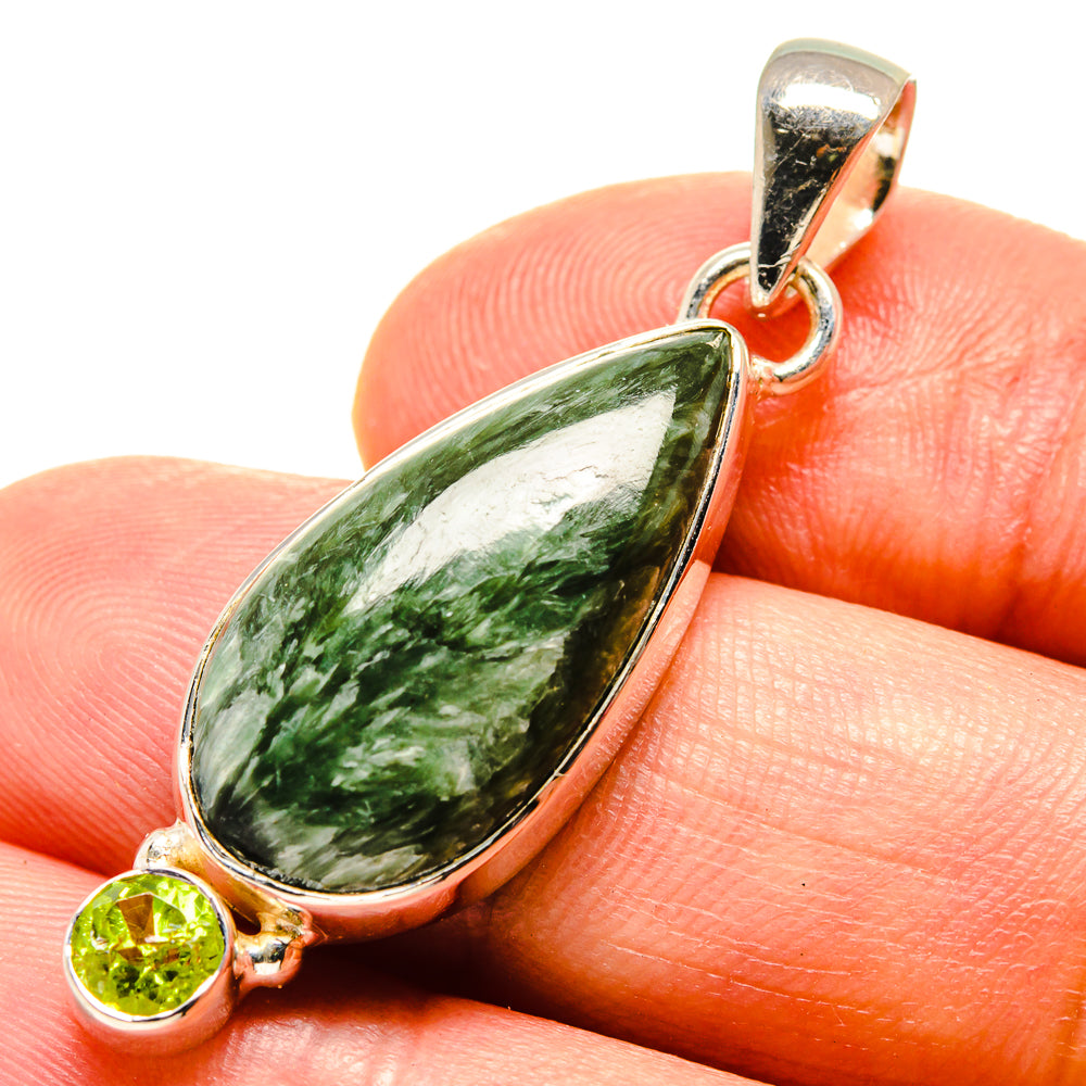 Seraphinite Pendants handcrafted by Ana Silver Co - PD756792