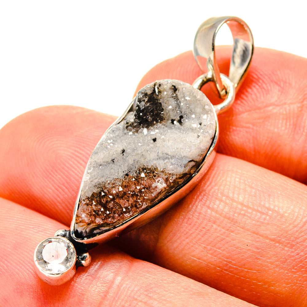 Desert Druzy Pendants handcrafted by Ana Silver Co - PD756793