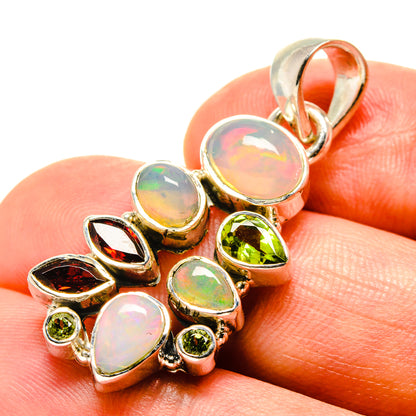 Ethiopian Opal Pendants handcrafted by Ana Silver Co - PD756807