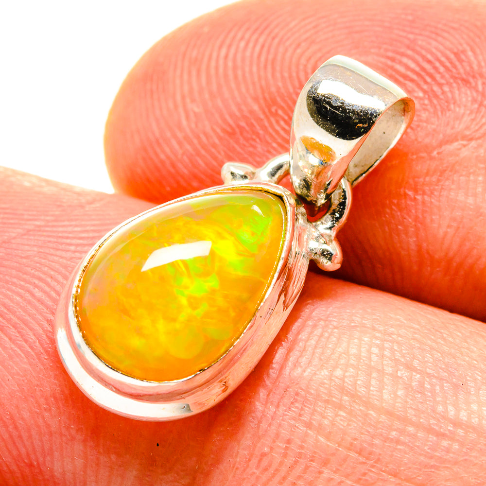 Ethiopian Opal Pendants handcrafted by Ana Silver Co - PD756819