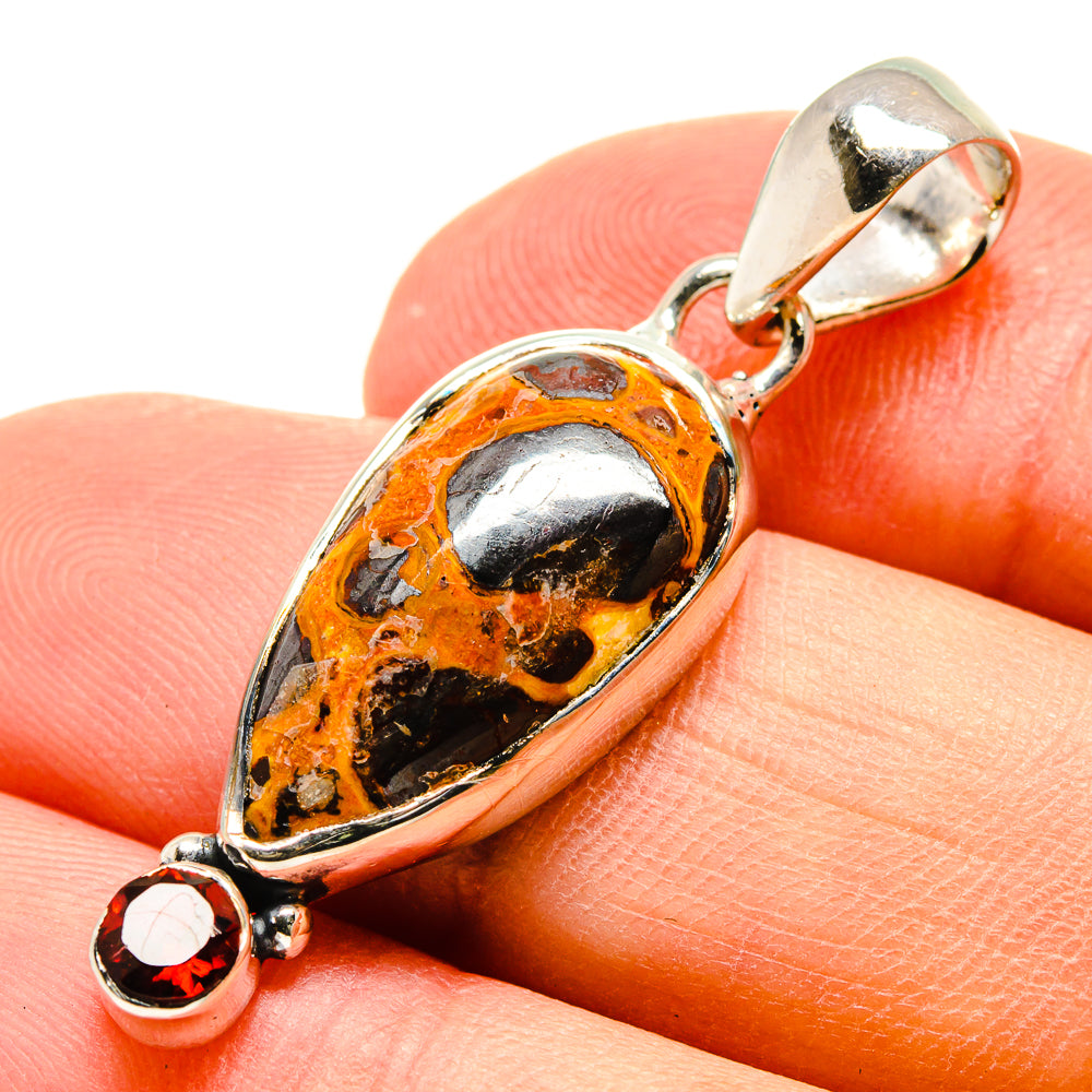 Bauxite Pendants handcrafted by Ana Silver Co - PD756822