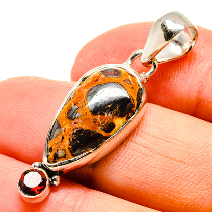 Bauxite Pendants handcrafted by Ana Silver Co - PD756822
