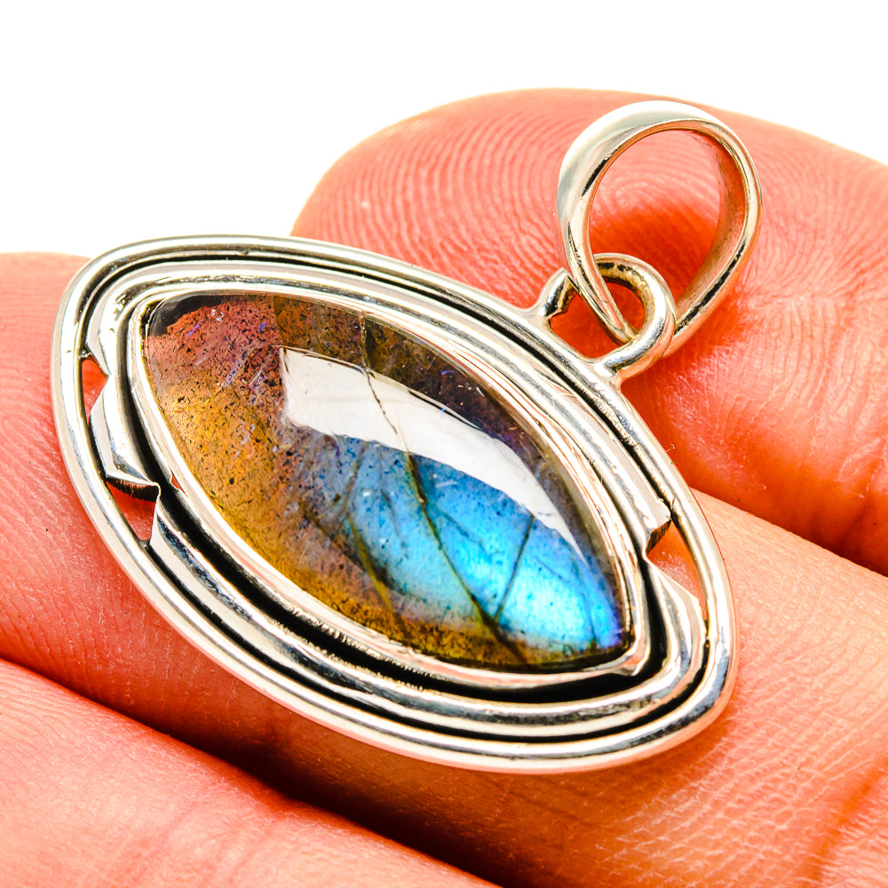 Labradorite Pendants handcrafted by Ana Silver Co - PD756828