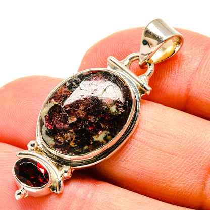 Russian Eudialyte Pendants handcrafted by Ana Silver Co - PD756831