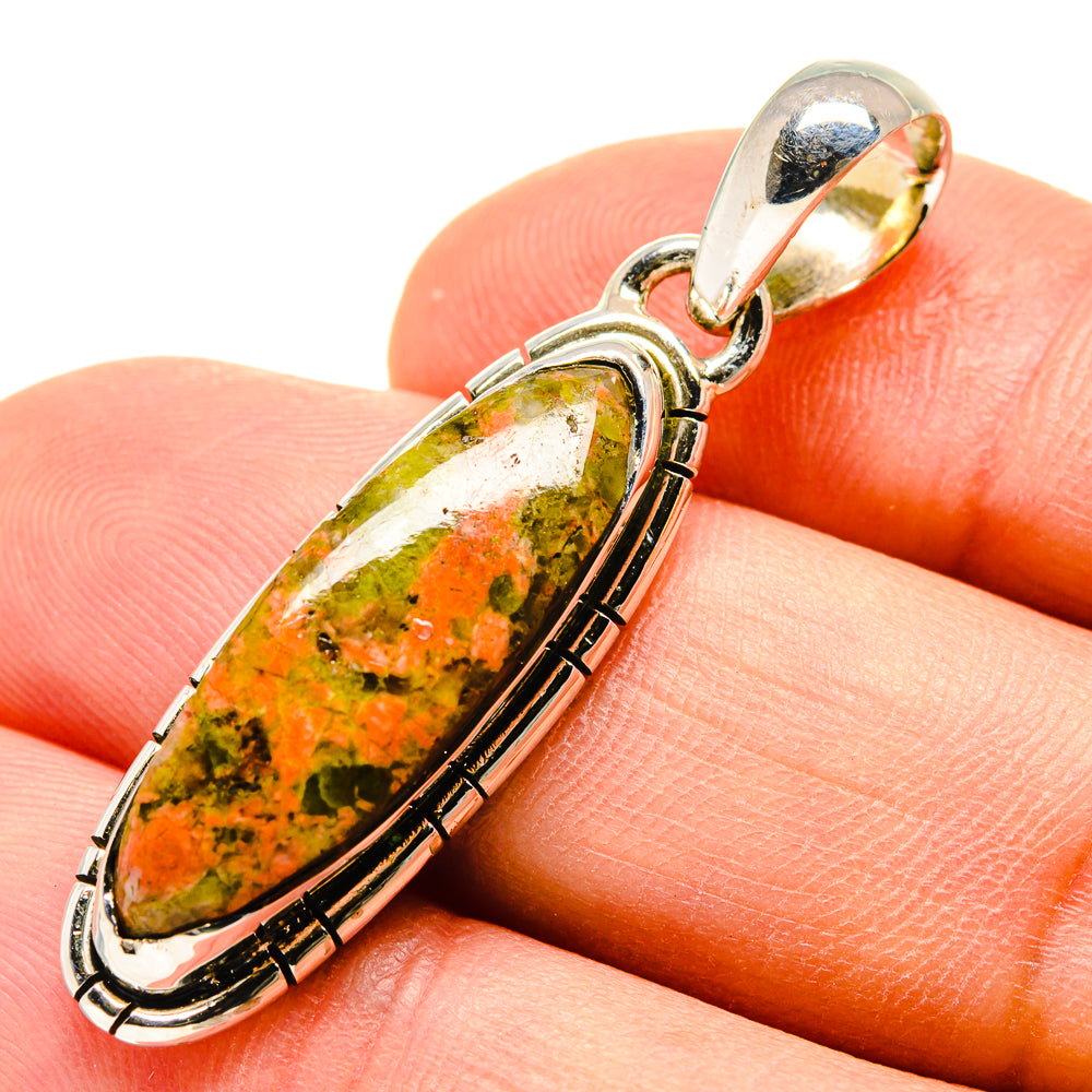 Unakite Pendants handcrafted by Ana Silver Co - PD756836