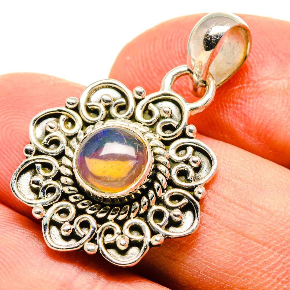 Ethiopian Opal Pendants handcrafted by Ana Silver Co - PD756859