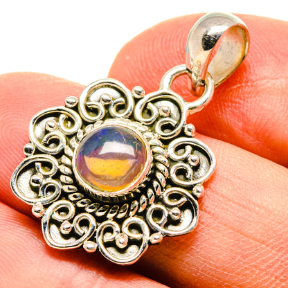 Ethiopian Opal Pendants handcrafted by Ana Silver Co - PD756859