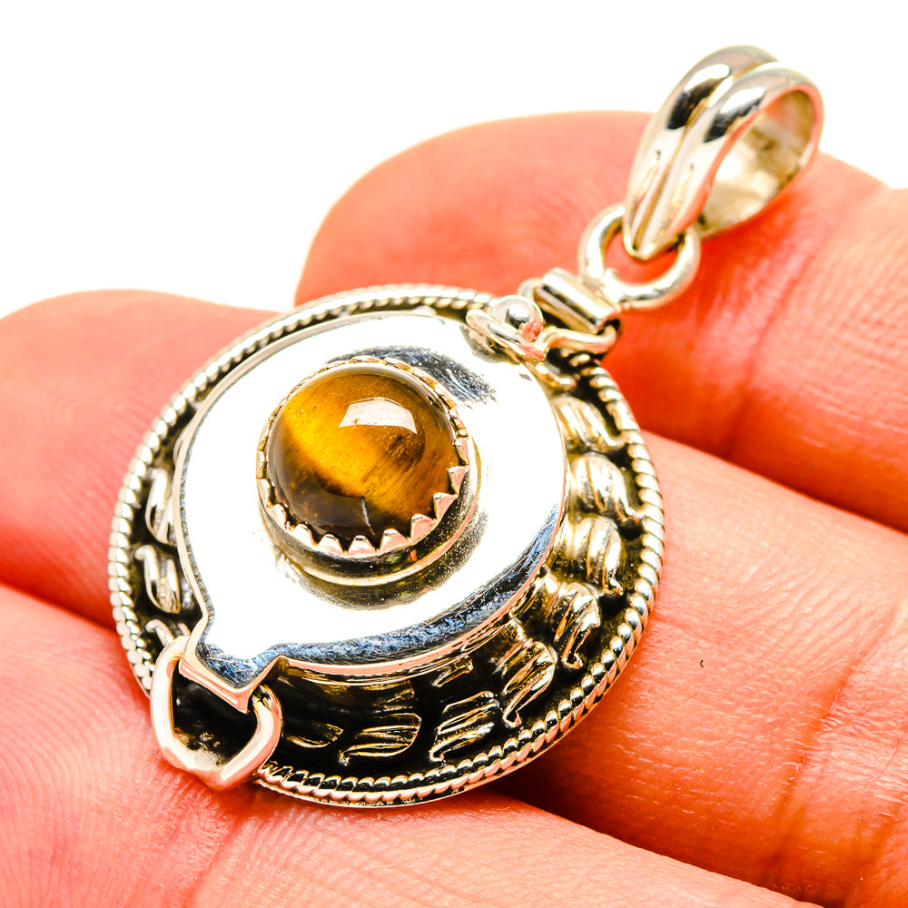 Tiger Eye Pendants handcrafted by Ana Silver Co - PD756870