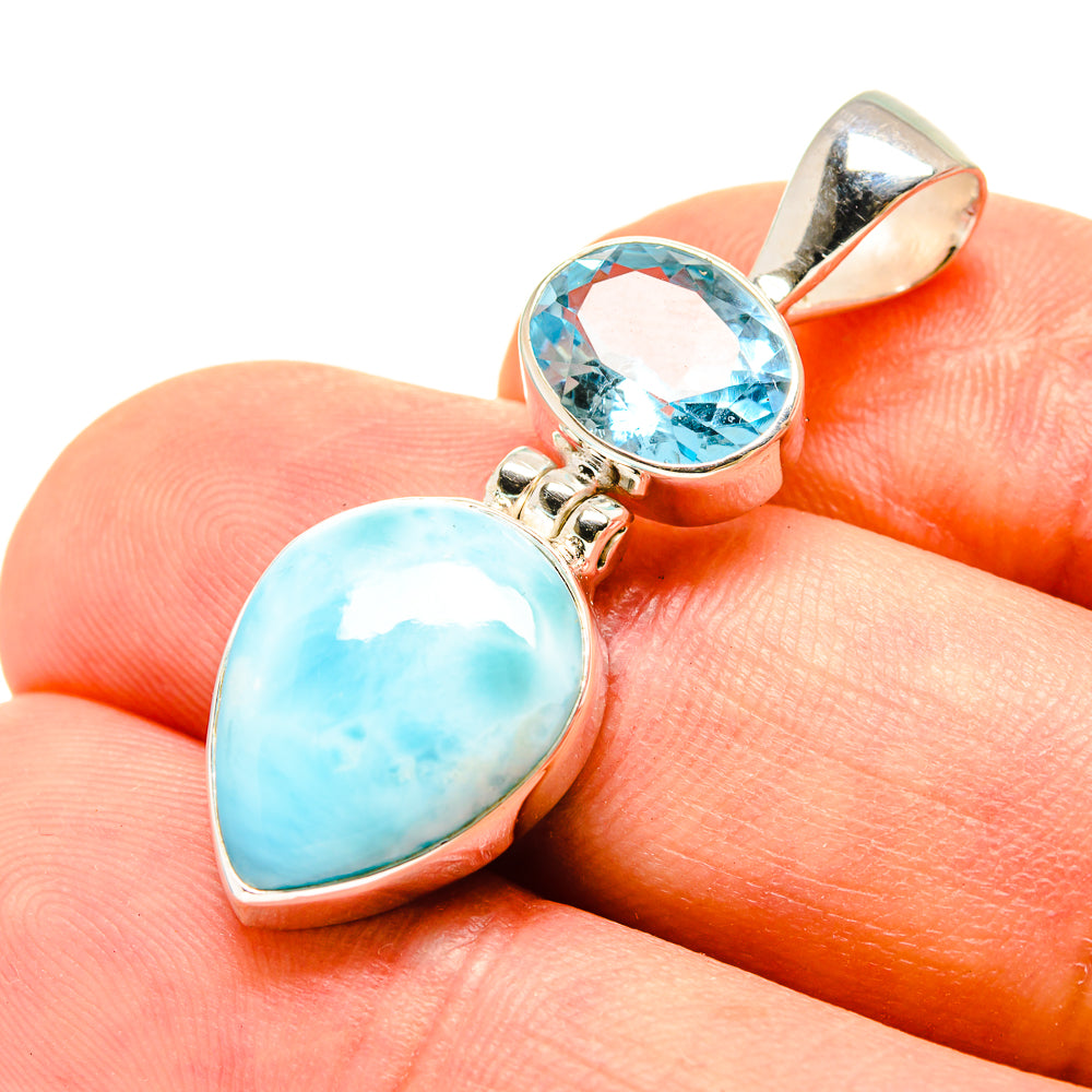 Larimar Pendants handcrafted by Ana Silver Co - PD756885