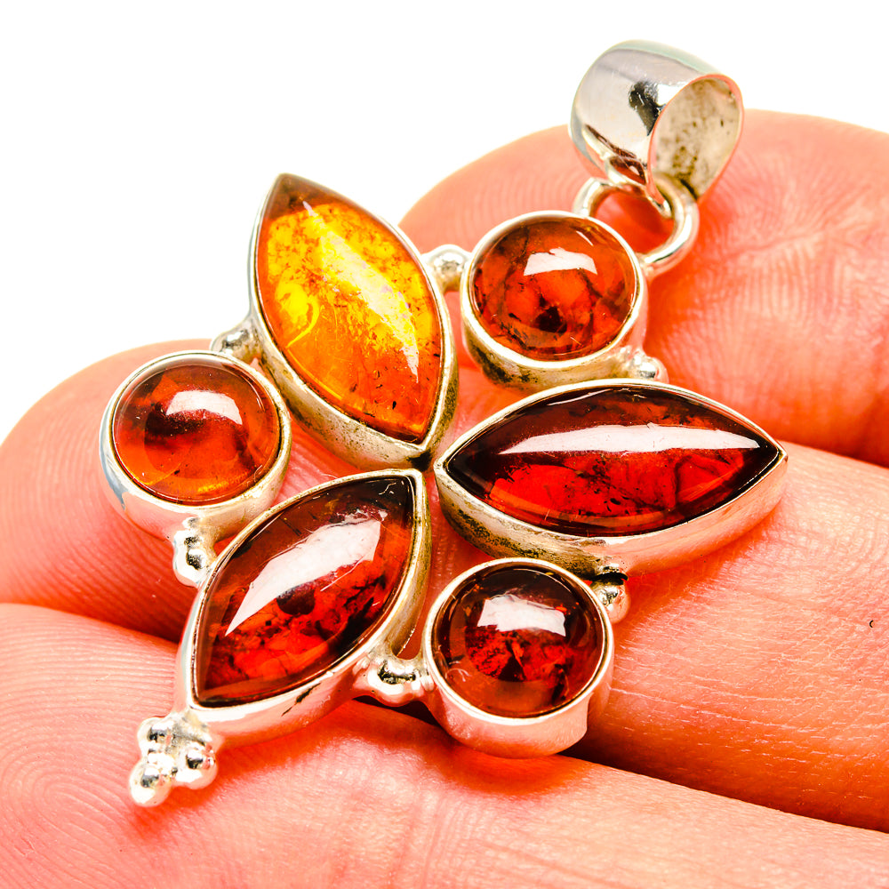 Baltic Amber Pendants handcrafted by Ana Silver Co - PD756898