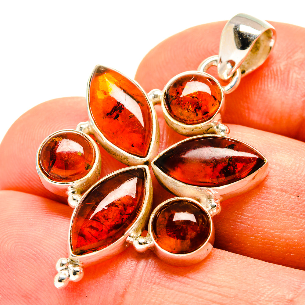 Baltic Amber Pendants handcrafted by Ana Silver Co - PD756916