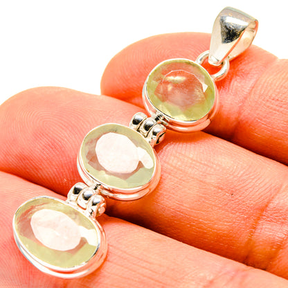 Prehnite Pendants handcrafted by Ana Silver Co - PD756919