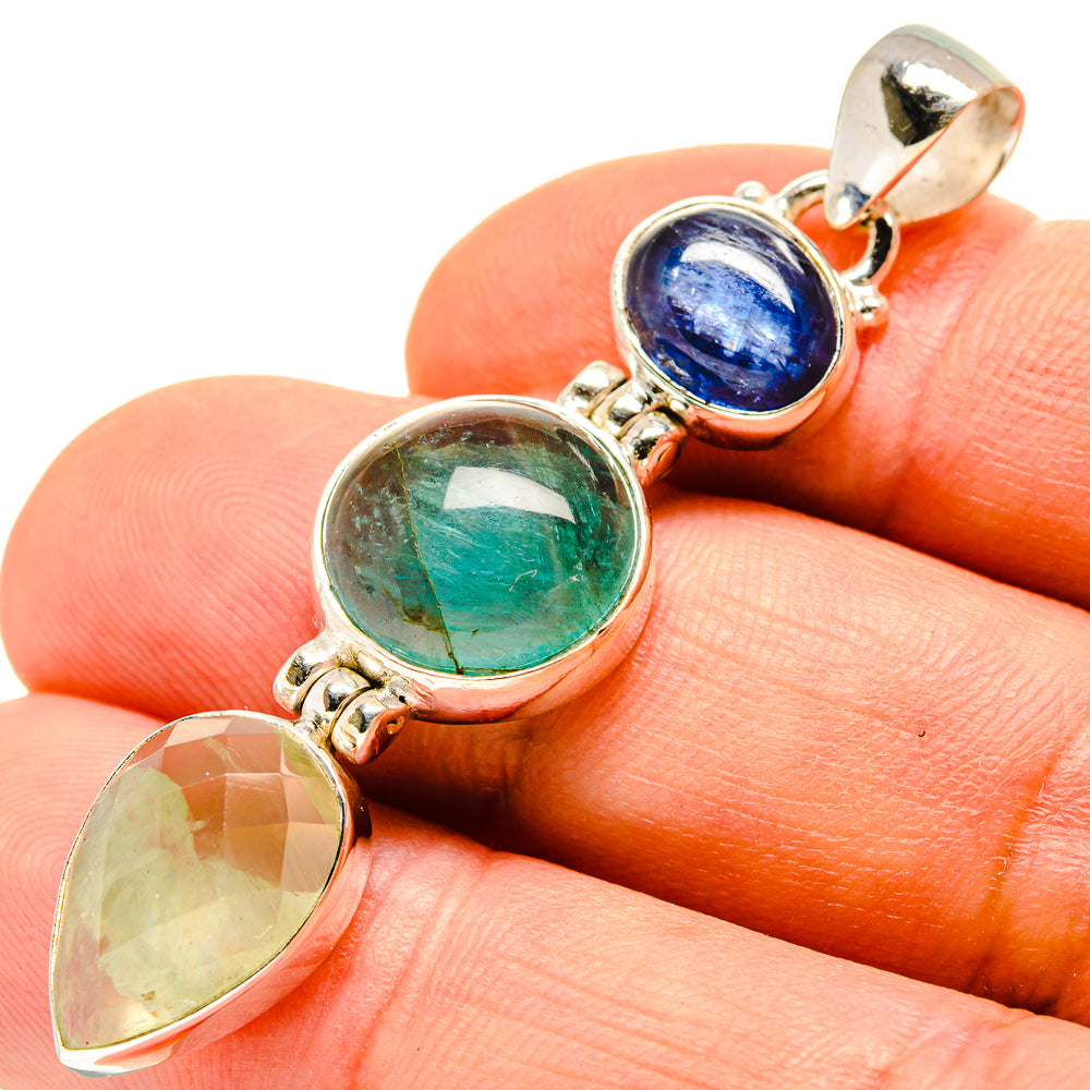 Prehnite Pendants handcrafted by Ana Silver Co - PD756920