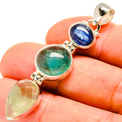 Prehnite Pendants handcrafted by Ana Silver Co - PD756920