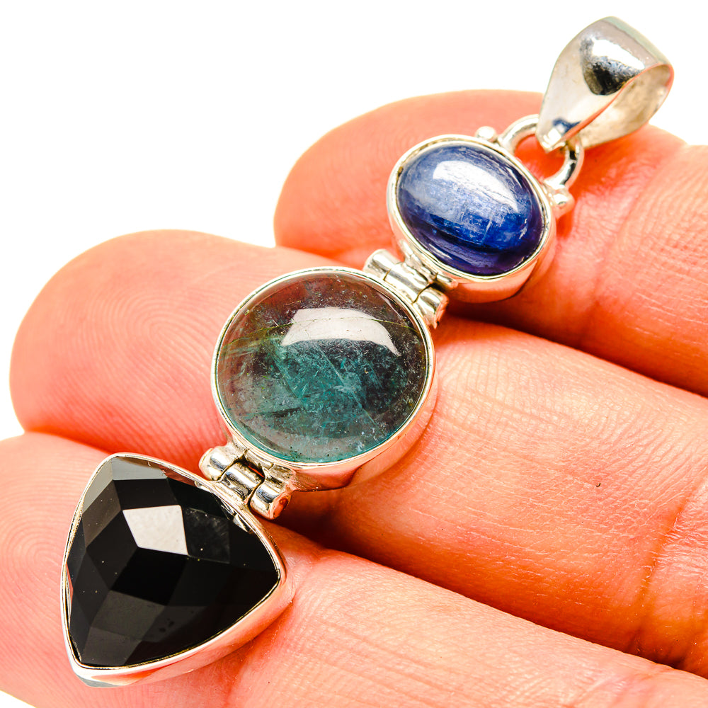 Black Onyx Pendants handcrafted by Ana Silver Co - PD756921