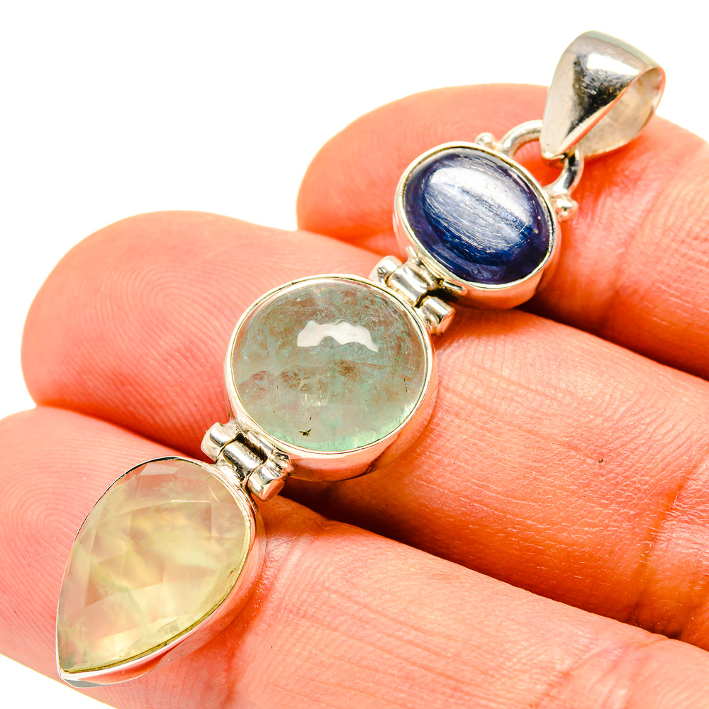 Prehnite Pendants handcrafted by Ana Silver Co - PD756922