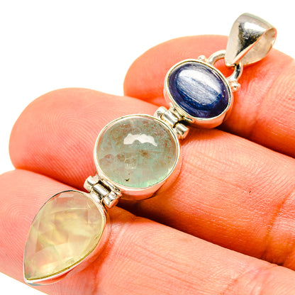 Prehnite Pendants handcrafted by Ana Silver Co - PD756922