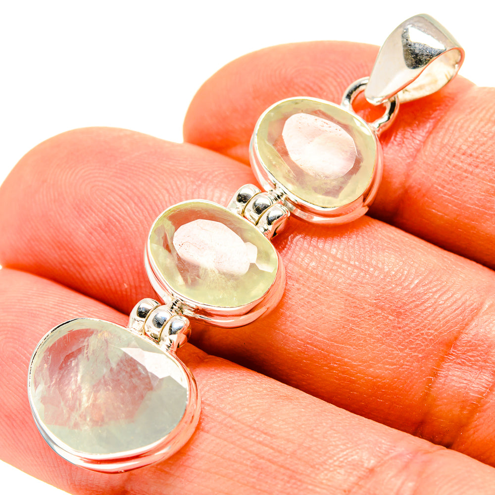 Prehnite Pendants handcrafted by Ana Silver Co - PD756923