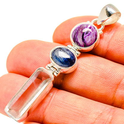 White Quartz Pendants handcrafted by Ana Silver Co - PD756927