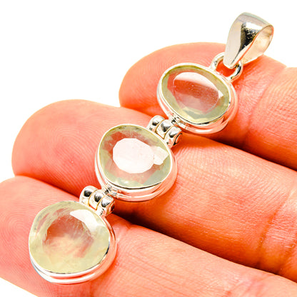 Prehnite Pendants handcrafted by Ana Silver Co - PD756932