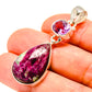 Ruby Zoisite Pendants handcrafted by Ana Silver Co - PD756936