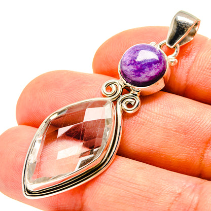 White Quartz Pendants handcrafted by Ana Silver Co - PD756937