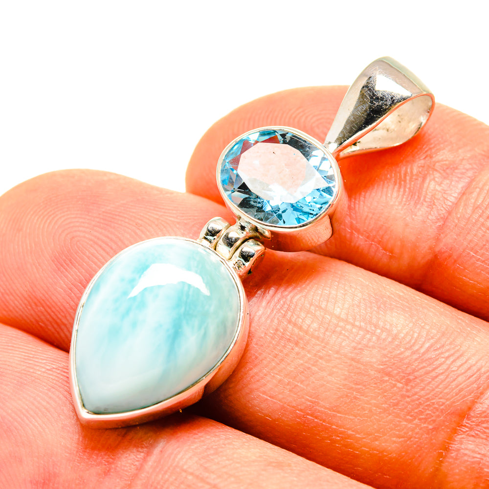Larimar Pendants handcrafted by Ana Silver Co - PD756953