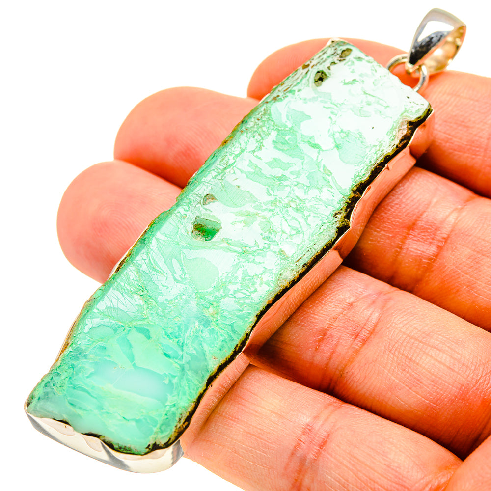 Green Fuchsite Pendants handcrafted by Ana Silver Co - PD756970