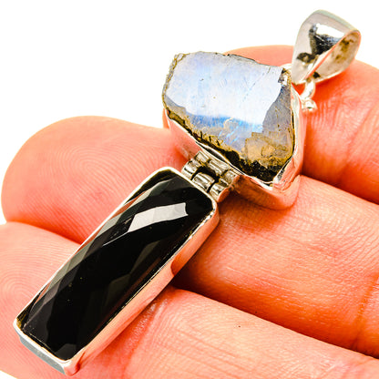 Black Onyx Pendants handcrafted by Ana Silver Co - PD756982