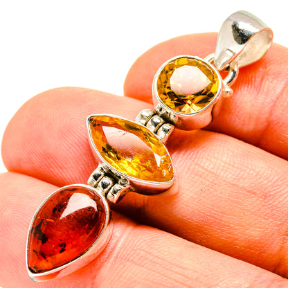 Baltic Amber Pendants handcrafted by Ana Silver Co - PD756986