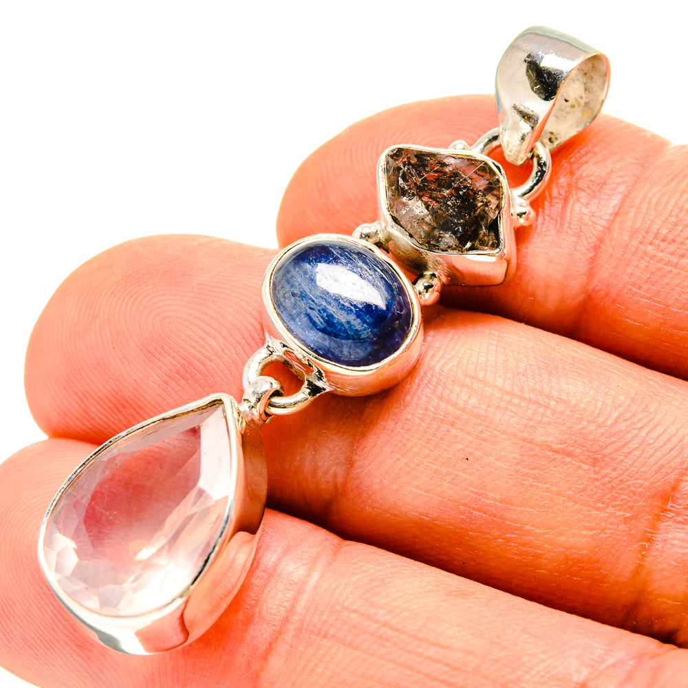 Rose Quartz Pendants handcrafted by Ana Silver Co - PD756990