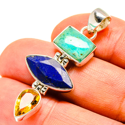 Lapis Lazuli Pendants handcrafted by Ana Silver Co - PD756995