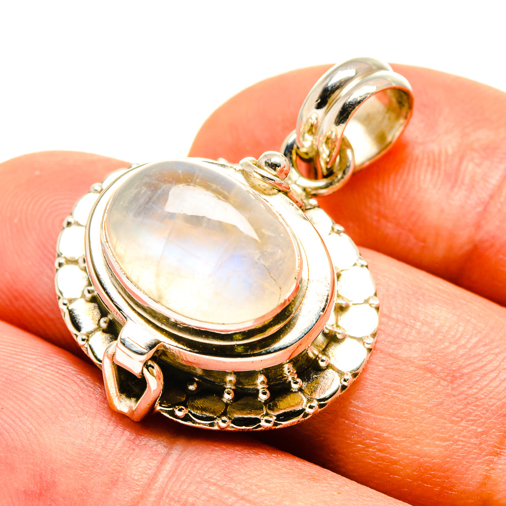 Rainbow Moonstone Pendants handcrafted by Ana Silver Co - PD757010