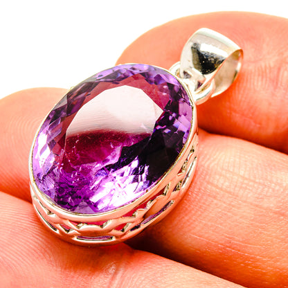 Amethyst Pendants handcrafted by Ana Silver Co - PD757011