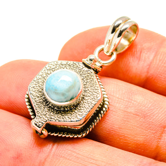 Larimar Pendants handcrafted by Ana Silver Co - PD757012
