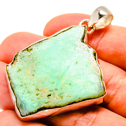 Green Fuchsite Pendants handcrafted by Ana Silver Co - PD757016
