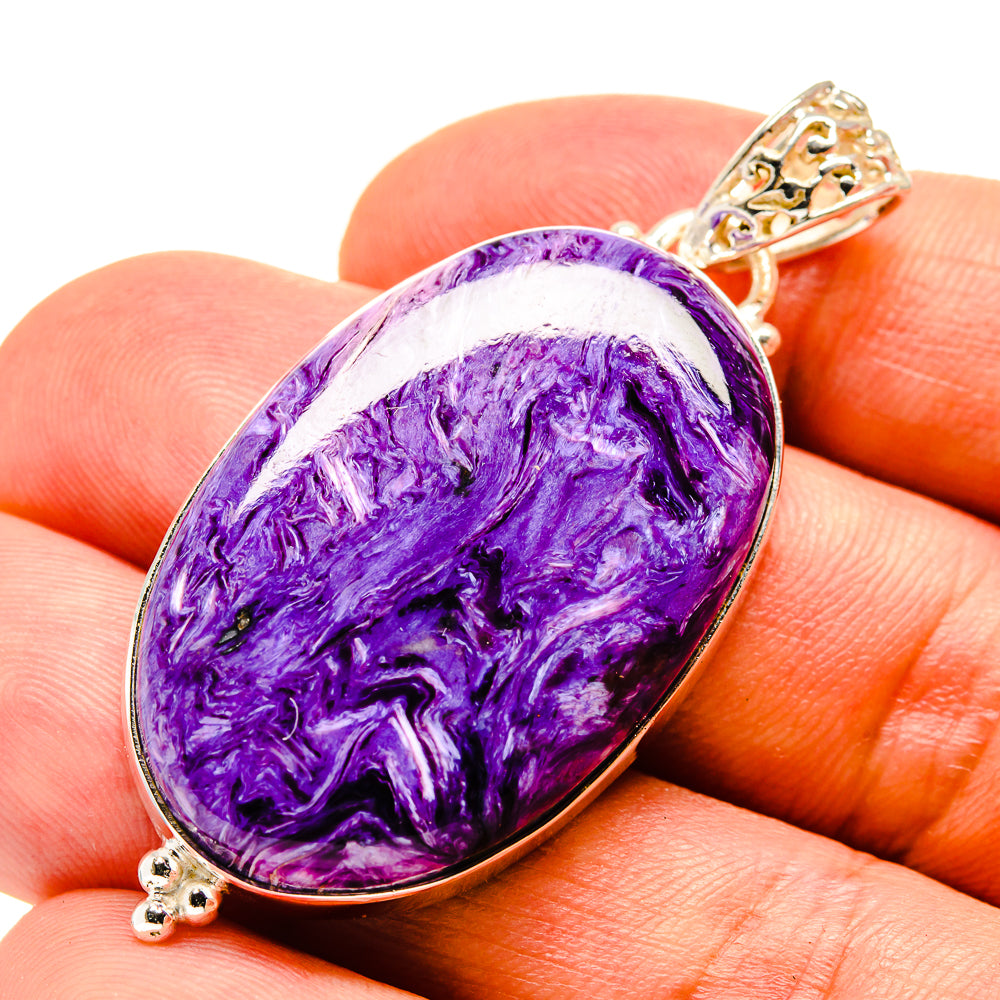 Charoite Pendants handcrafted by Ana Silver Co - PD757017