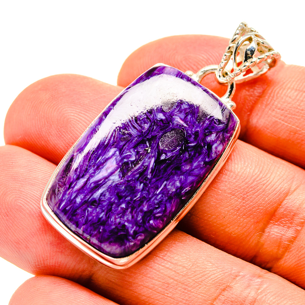 Charoite Pendants handcrafted by Ana Silver Co - PD757018