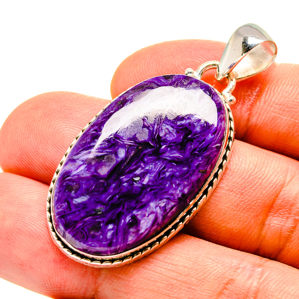 Charoite Pendants handcrafted by Ana Silver Co - PD757019