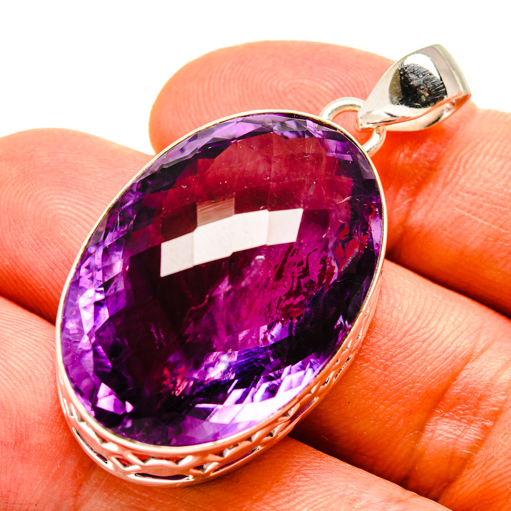 Amethyst Pendants handcrafted by Ana Silver Co - PD757020