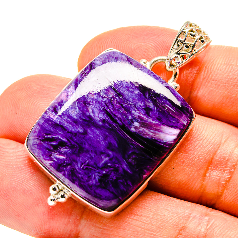 Charoite Pendants handcrafted by Ana Silver Co - PD757021