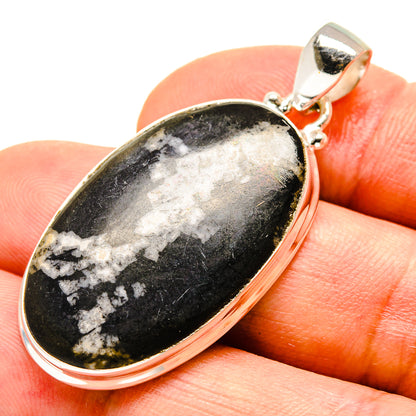 Chrysanthemum Stone Pendants handcrafted by Ana Silver Co - PD757026