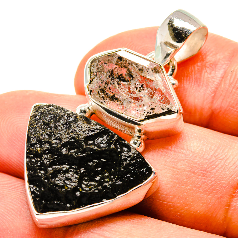 Tektite Pendants handcrafted by Ana Silver Co - PD757028