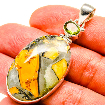 Bumble Bee Jasper Pendants handcrafted by Ana Silver Co - PD757038