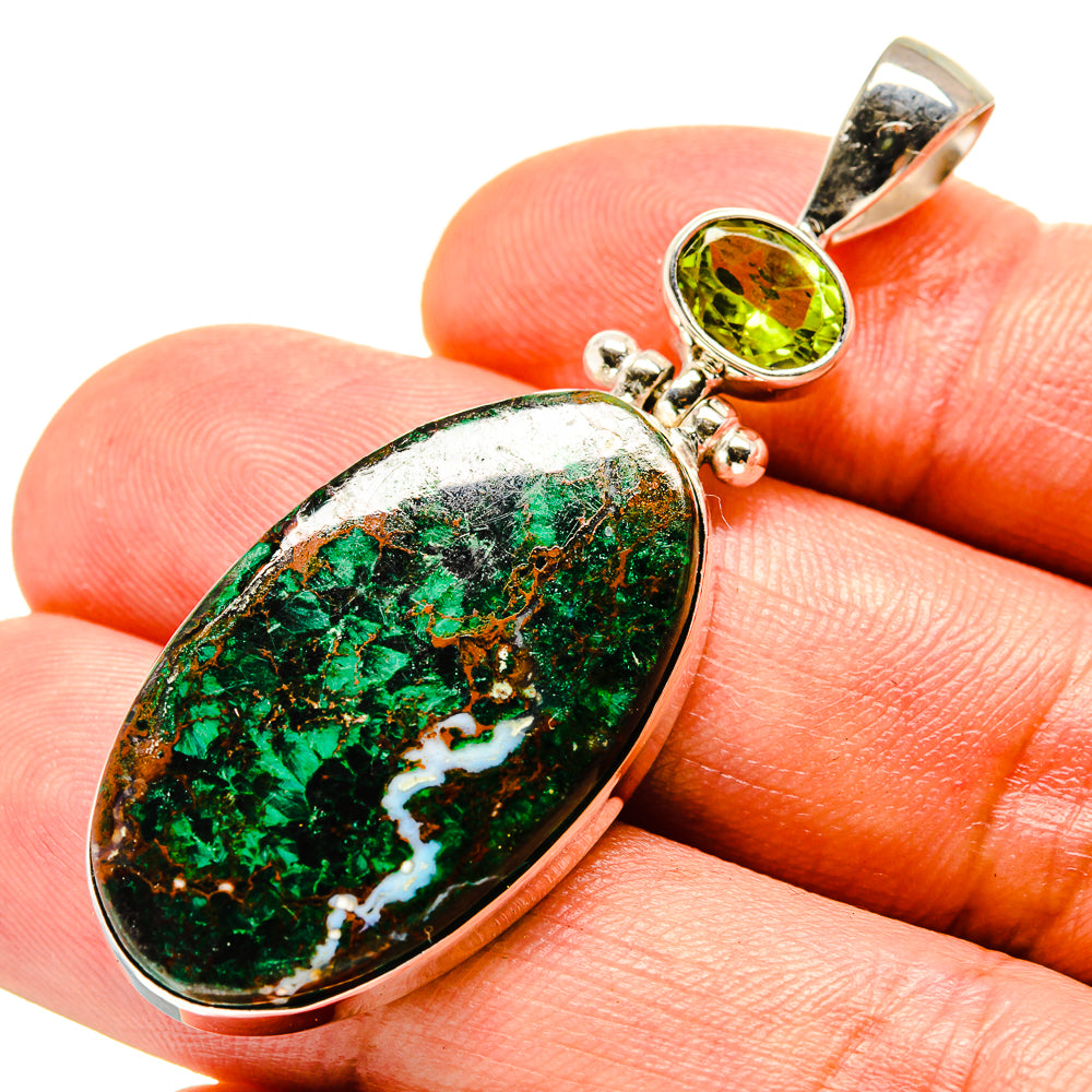 Chrysocolla Pendants handcrafted by Ana Silver Co - PD757042