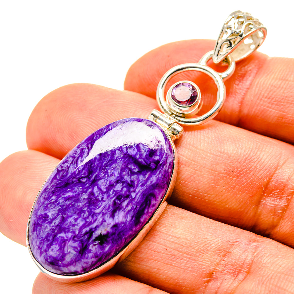 Charoite Pendants handcrafted by Ana Silver Co - PD757060