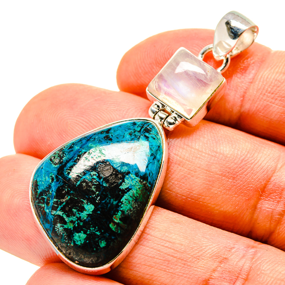 Shattuckite Pendants handcrafted by Ana Silver Co - PD757062