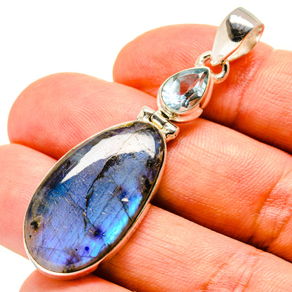 Labradorite Pendants handcrafted by Ana Silver Co - PD757063